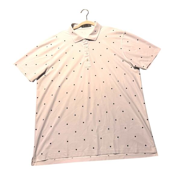 G/Fore "Dots" Skull Crossbones Golf Polo Shirt mens XL - Picture 7 of 9